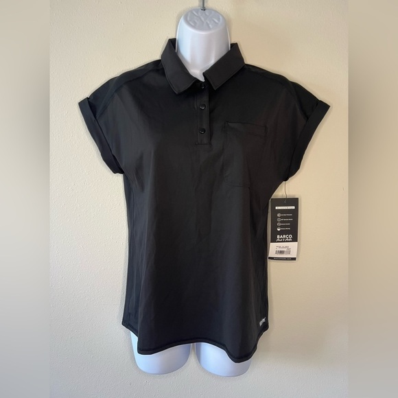 Grey's Anatomy by Barco Women's 1-Pocket Dolman Sleeve Polo Scrub Top, XS NWT! - Picture 3 of 9